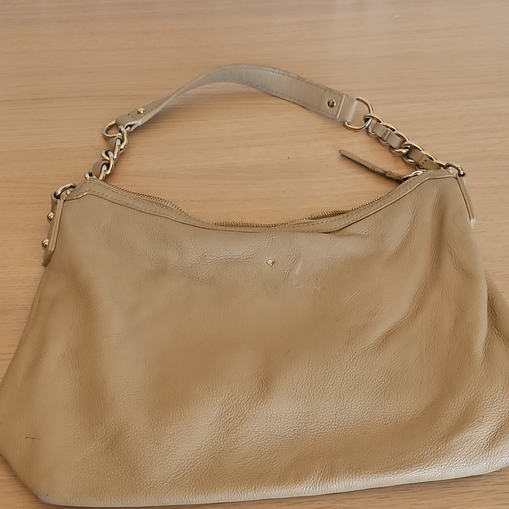 Kate Spade Tan Leather Shoulder Bag
